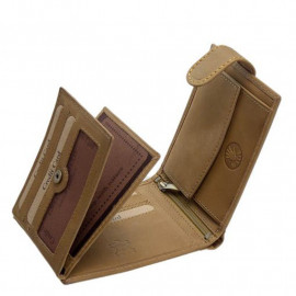 Tacsis bőr pénztárca díszdobozban RFID kártyaleolvasás elleni védelemmel